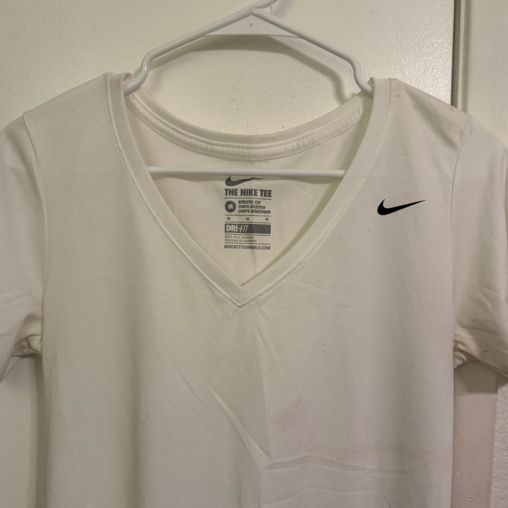Nike Dri Fit V Neck Athletic Tee - Picture 2 of 3
